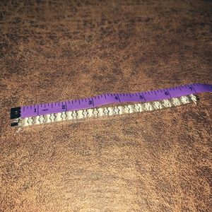 QVC Diamonique Tennis Sterling Silver 925 Bracelet